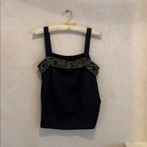 Nolan Miller black blouse